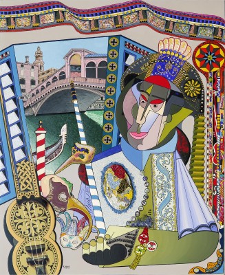 La pintura con ritmo que Juan Legaz construye con música, fantasía y arquitectura