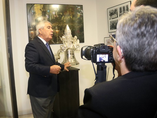 La Cofradía del Cristo de los Mineros de La Unión visita a la del Cautivo de Málaga 70 años después 