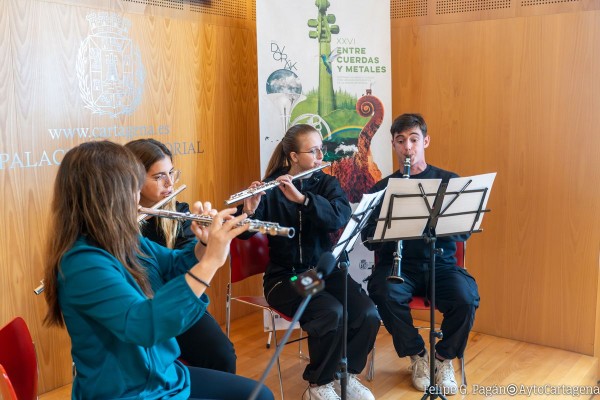 El concurso para jóvenes intérpretes 'Entre Cuerdas y Metales' recuerda a Dvorák en Cartagena