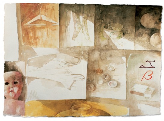 El blanqueño Pedro Cano participa con 16 acuarelas en una exposición que rinde homenaje al 'Favoloso Calvino' en Roma