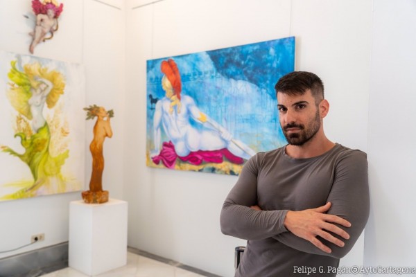 Dioses y héroes toman el Palacio Consistorial de Cartagena con la muestra 'Pasiones Mitológicas' de Darío Marnez