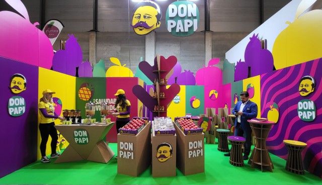 Diseños en cartón con sello murciano en Fruit Attraction: Cartonlab pone su firma en tres stands de la feria