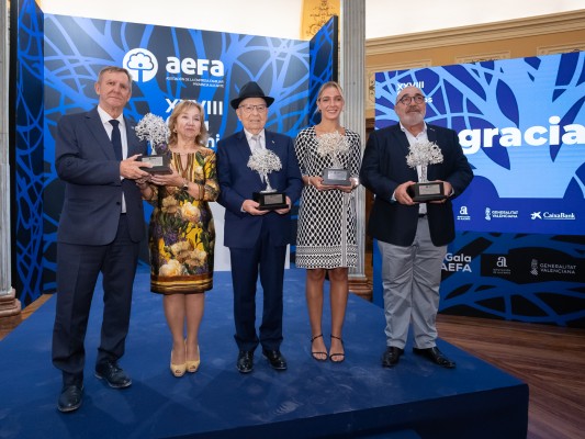 Los XXVIII Premios Aefa reconocen a Plásticos Inden, Avecox, Port Hotels y Rafael Bernabeu