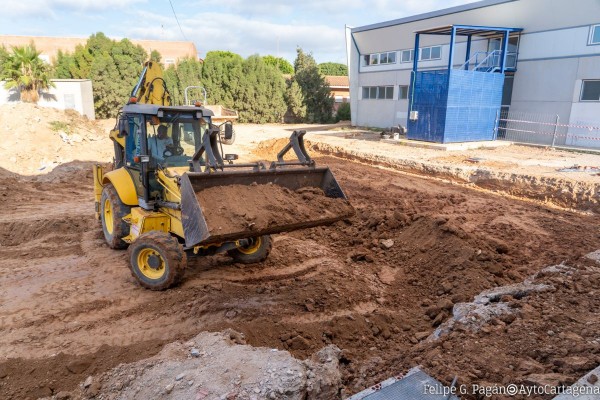 Iniciadas las obras de ampliación del IES Las Salinas de La Manga con el módulo de formación profesional de Cocina y Restauración
