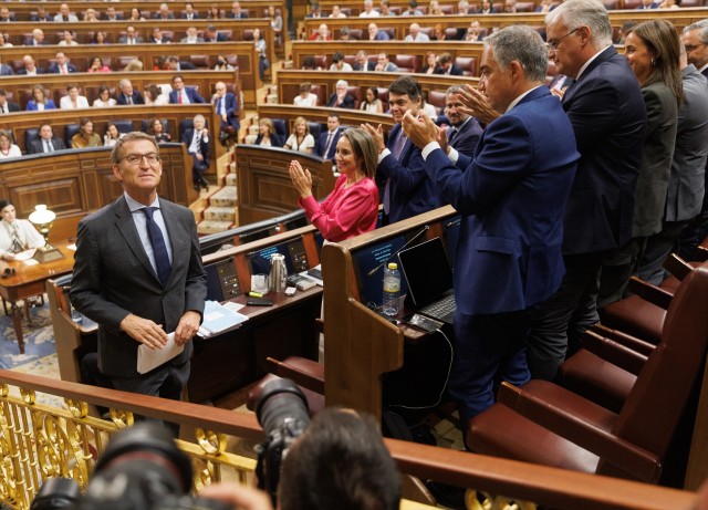 Directo: pleno de investidura de Alberto Núñez Feijóo en el Congreso