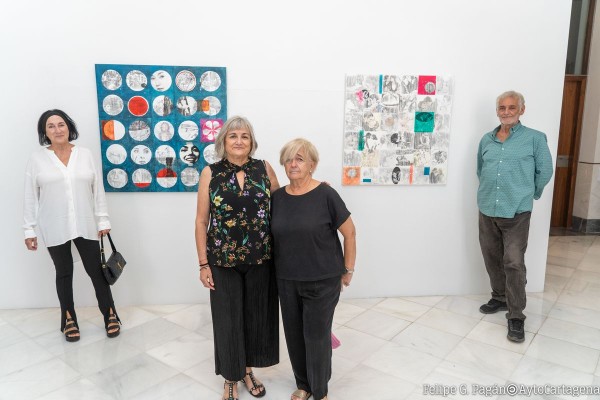 Una exposición que no es una sino cuatro: Jorquera, Acedo, Palacios e Inglés unen sus trabajos en Cartagena