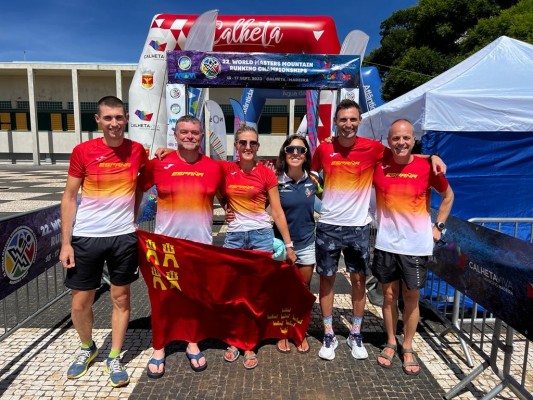 Siete medallas para Murcia en el Mundial máster de trail y mountain running 