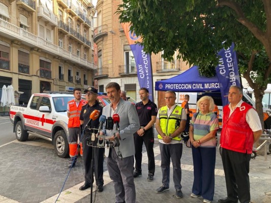 Murcia contará con 450 agentes de Bomberos, Policía Local, Protección Civil y Cruz Roja el día de la Romería

