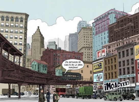'Alcanzando el cielo', el cómic murciano que viaja al Nueva York que soñaba con rascacielos en los años 20 