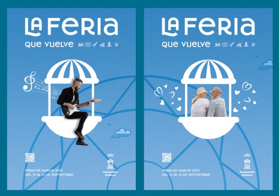 El diseño gráfico que rueda en la Feria de Murcia: historias de una noria