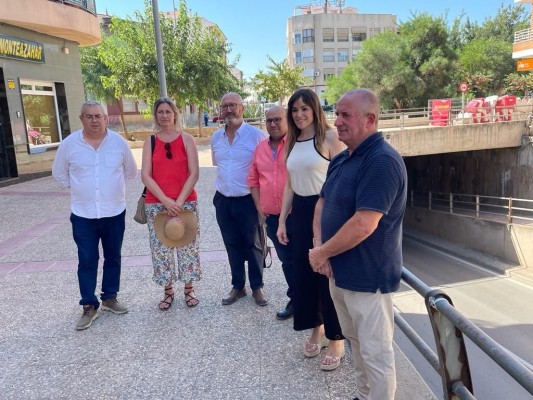 Así quedará Beniaján tras las obras para acabar con el túnel del paso a nivel