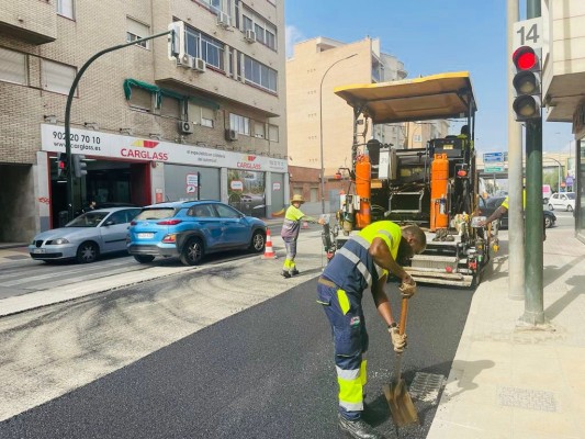 Murcia activa la 'operación negro' en el Barrio del Carmen: 155.000 euros para renovar el asfalto