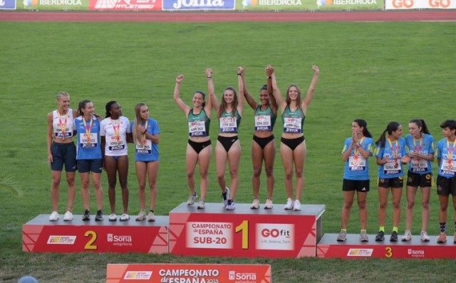 Seis medallas murcianas en el Nacional sub-20 con oros de Elewe y Darias