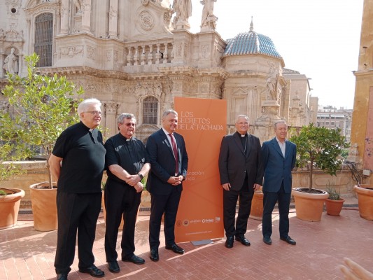 Las obras de restauración de la Catedral de Murcia serán visitables y se inician el 8 de agosto