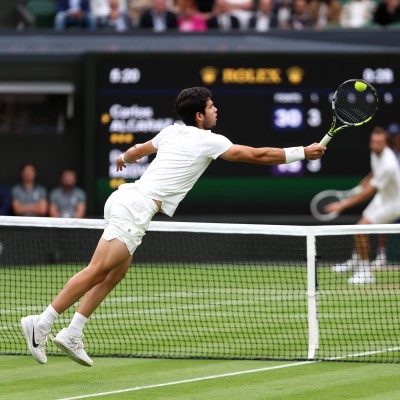 Alcaraz abusa de Medvedev con un triple 6-3 y buscará el título en Wimbledon ante Djokovic