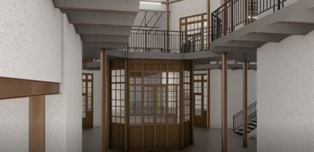 La Cárcel Vieja da otro paso: tendrá una moderna bóveda de cristal y patios ajardinados para los murcianos