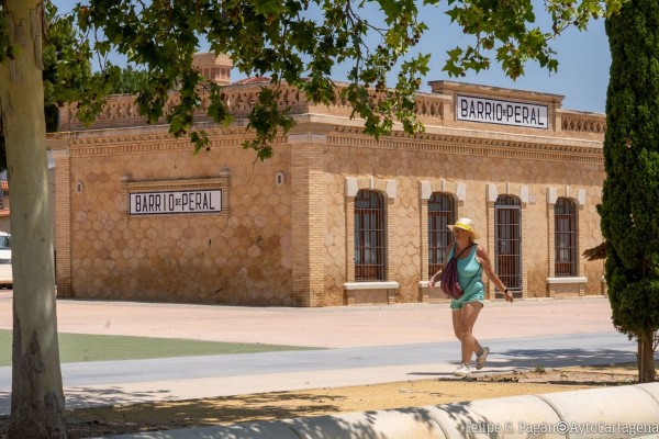 
La Vía Verde de Barrio Peral se renueva con mejoras en la red de pluviales
