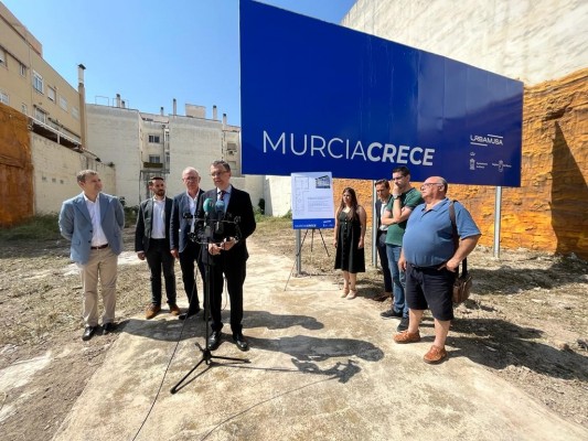 El proyecto 'Murcia Crece' promoverá la creación de 26 nuevas viviendas en el centro de Puente Tocinos