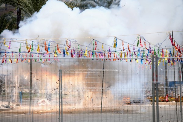 La atronadora 'mascletà' de Fuegos Artificiales del Mediterráneo, excluida por seis segundos
