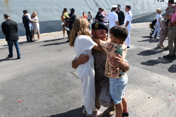 El BAM Audaz regresa a Cartagena tras 143 días de vigilancia en la costa occidental de África y Golfo de Guinea