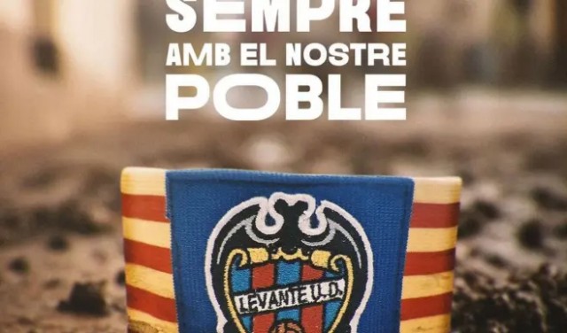 El Levante invita a 16 clubes afectados por la dana al partido ante el Elche