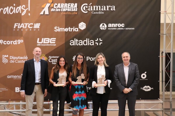 Grupo Gimeno, Simetría, Victoria o PortCastelló, premiados en la Carrera de las Empresas