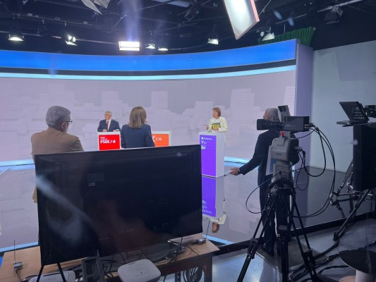 El plante de María Marín (Podemos) revienta el debate electoral
