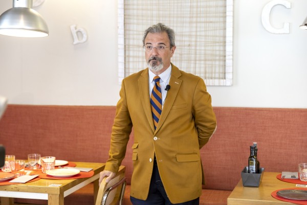 Carlos Flores, candidato de Vox a presidir la Generalitat, en los desayunos de Valencia Plaza
