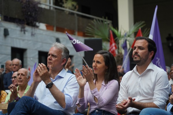 Podemos se reivindica con sus recetas de Vivienda y su ofensiva contra Roig, los bancos... y el PSOE