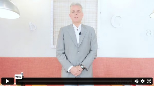 Héctor Illueca, candidato de Podem-EU a presidir la Generalitat, en los desayunos de Valencia Plaza