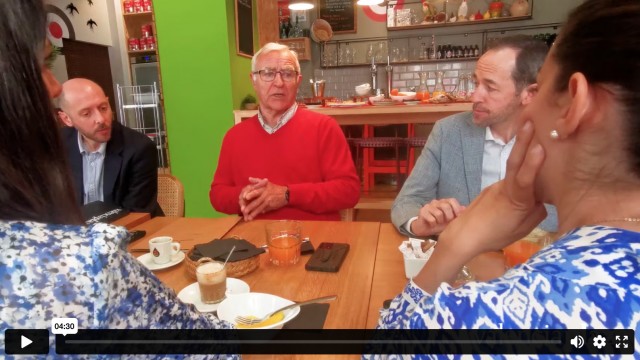 Joan Ribó (Compromís), quinto desayuno electoral de Valencia Plaza