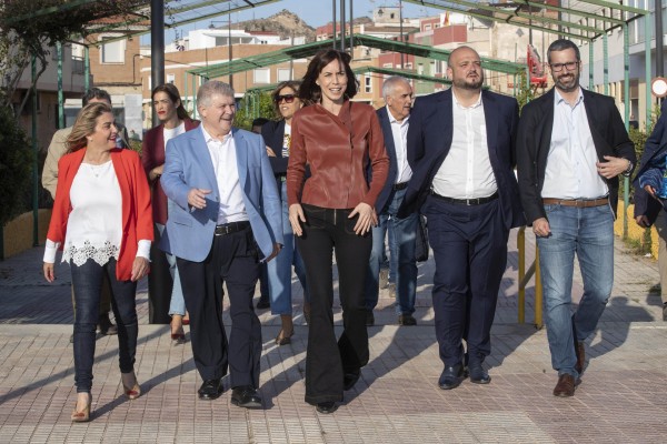 La ministra Morant carga contra el PP e impulsa al socialista Manuel Torres en Cartagena