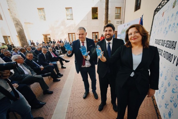Frente común de la Región y Andalucía para celebrar el 44 aniversario del Trasvase Tajo-Segura 