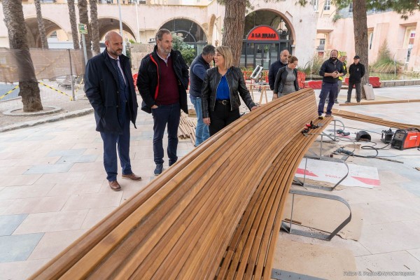 La Plaza del Lago y Juan XXIII aceleran para terminar su renovación y estarán abiertas antes de este viernes