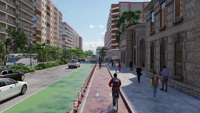 Así quedará la Avenida Primo de Rivera tras las obras de movilidad: suma 100 árboles y 500 m2 de acera