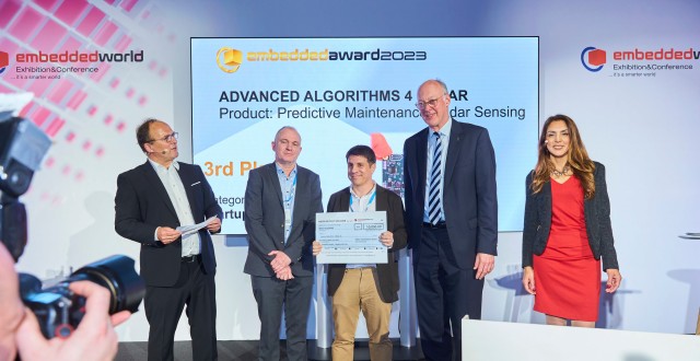 La murciana A4Radar triunfa en Alemania: elegida mejor startup en el Embedded World 