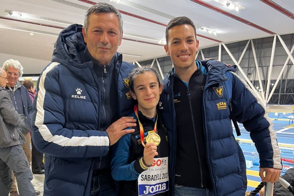 Eva Ibarra, oro y récord regional en los 60 metros lisos del Nacional sub-20