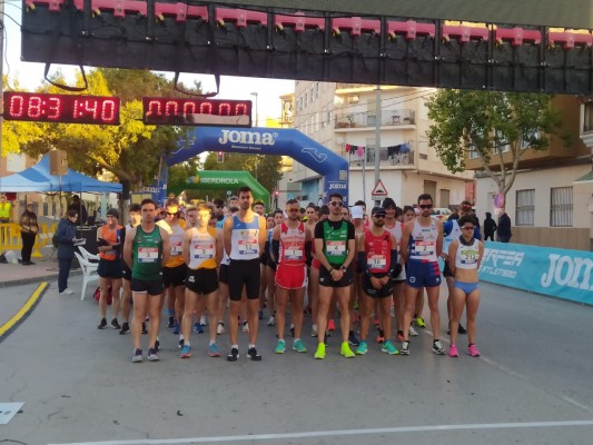 Álvaro Martín y María Pérez, campeones de España de 35 km marcha en Cieza 