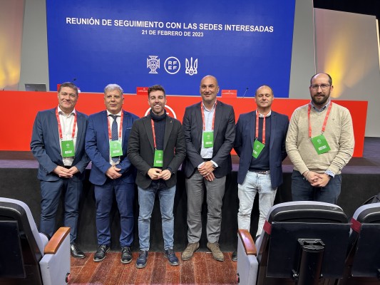FFRM, Real Murcia, Ayuntamiento y Comunidad empiezan a planear el Mundial 2030 en Madrid