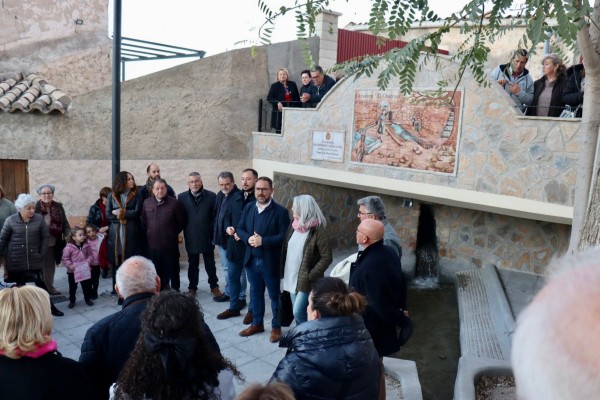 La pedanía lorquina de Coy rescata un rincón de su historia con la recuperación del antiguo lavadero de 'El Chorraor'