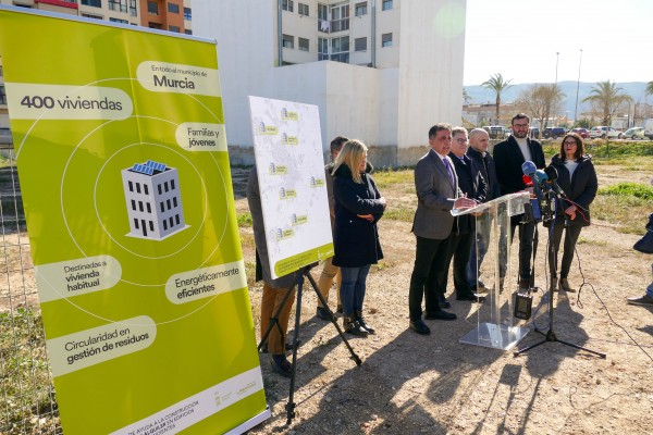  Las 400 viviendas para que las alquilen los jóvenes de Murcia costarán entre 350 y 500 euros