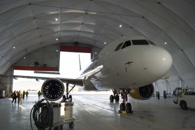 El aeropuerto de Castellón avanza en su apuesta industrial: el Consell consigna 900.000 euros para un nuevo hangar