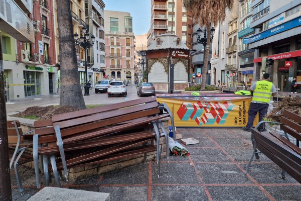 Arranca la transformación de la plaza de la Paz: las obras deben concluir en el último trimestre del año