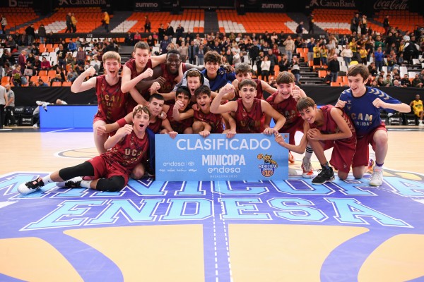 El UCAM CB infantil jugará la fase final de la Minicopa tras clasificarse en Valencia 