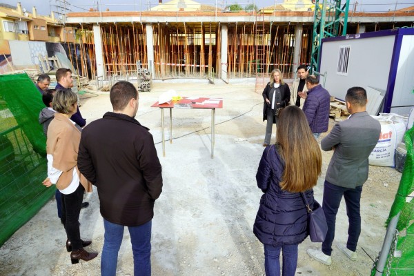 Las obras del Centro de Atención Temprana de Santomera estarán acabadas esta primavera
