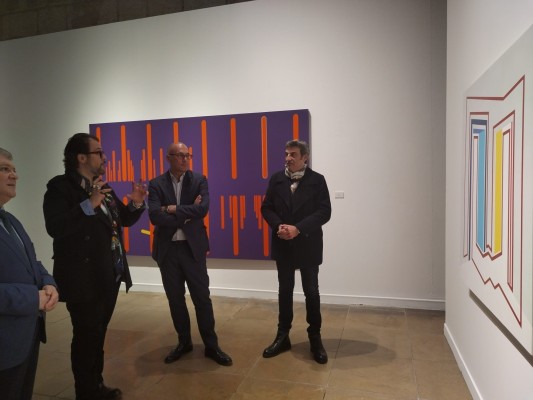 La pintura para escuchar de Ricardo Escavy resuena en el Palacio Almudí de Murcia: expone 'Suite' 