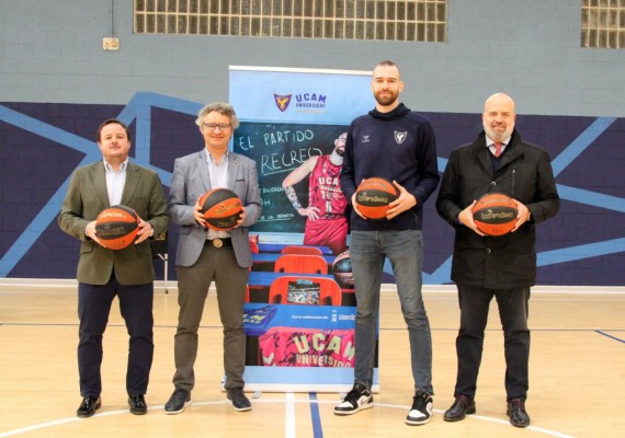 El UCAM CB jugará el Partido del Recreo con 7.500 escolares en el Palacio 