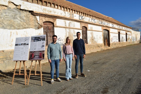 La metamorfosis del antiguo almacén del Taibilla en Alhama: será un espacio de ocio y cultura para jóvenes