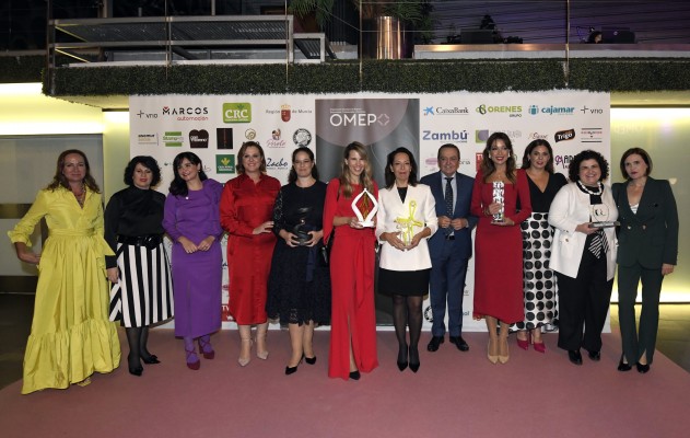 La OMEP entrega los premios a las cuatro empresarias murcianas más destacadas del 2022
