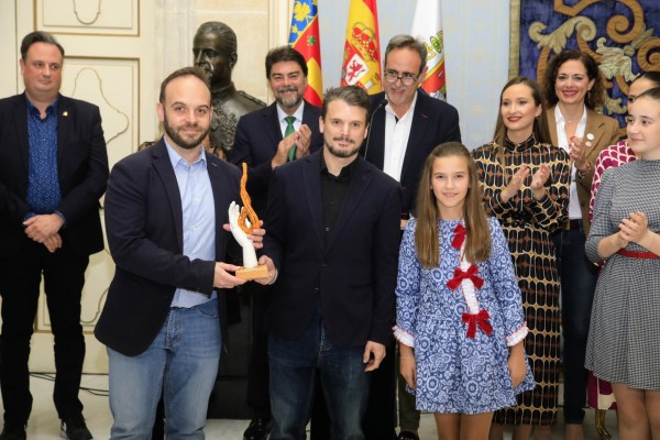 La hora de la entrega de premios en Les Fogueres